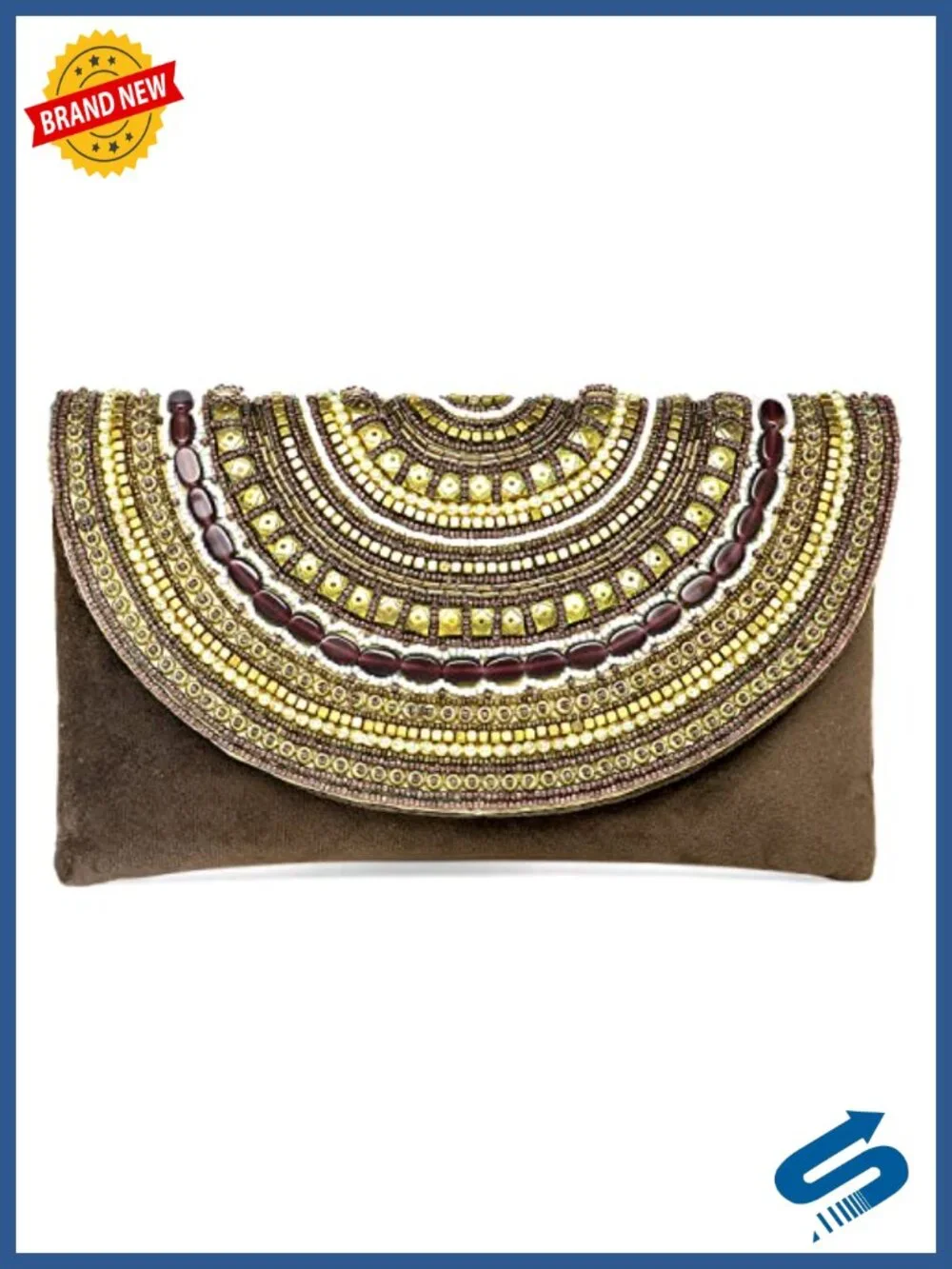 Handmade Velvet Evening Clutch Bridal Party Purse